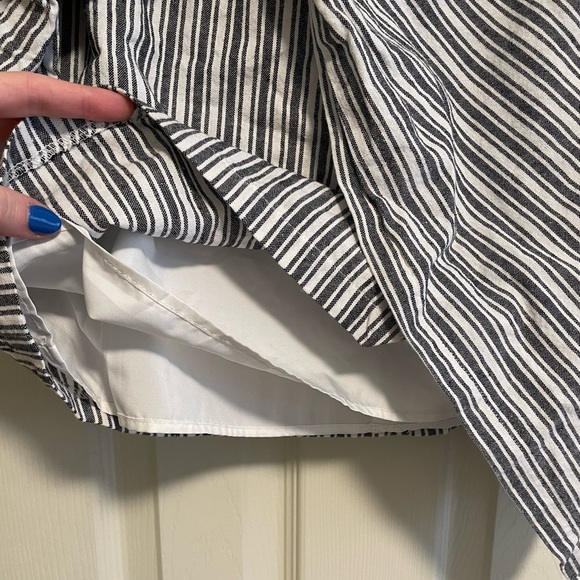 TOBI striped asymmetrical mini skirt - Picture 8 of 8